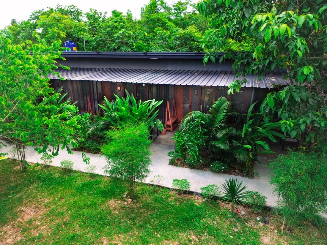 Tropical gardens and walkways
